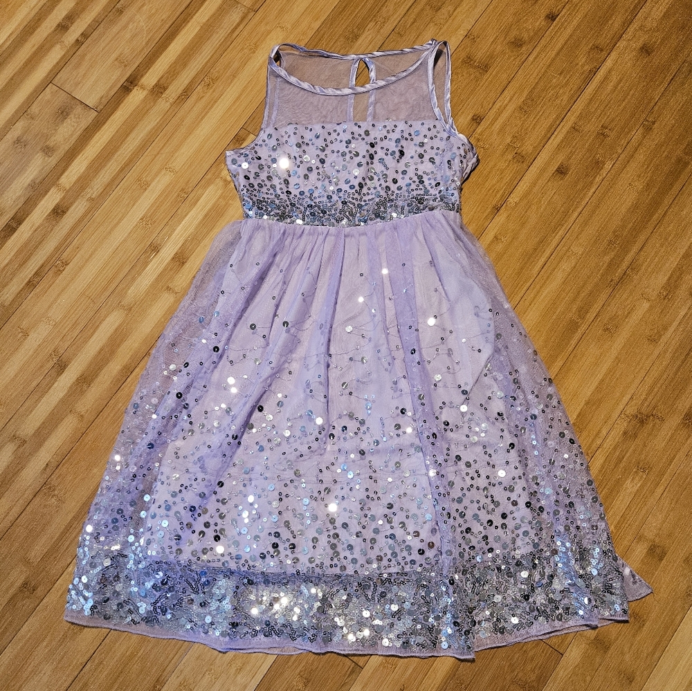 Purple sparkly dress